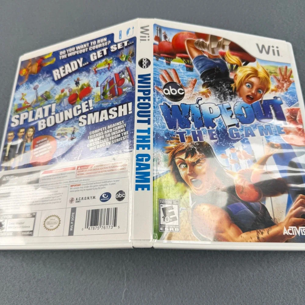 Activision‎ Wipeout The Game Nintendo Wii White Complete CIB ABC TV Series